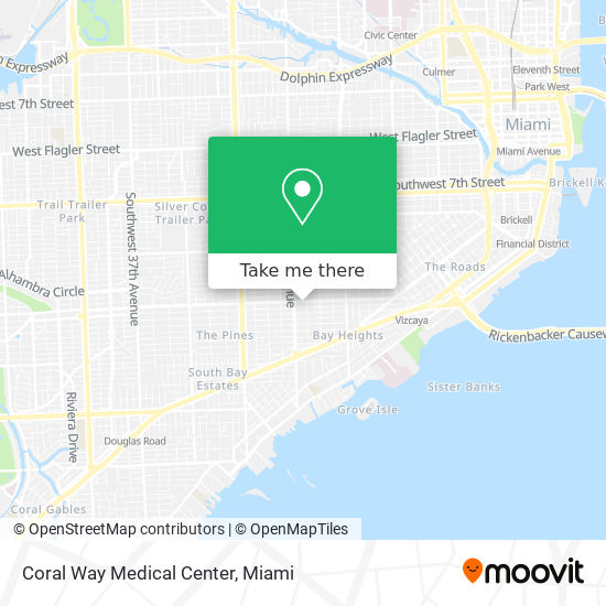 Coral Way Medical Center map