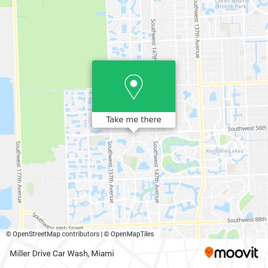 Miller Drive Car Wash map