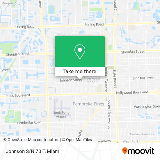 Johnson S/N 70 T map