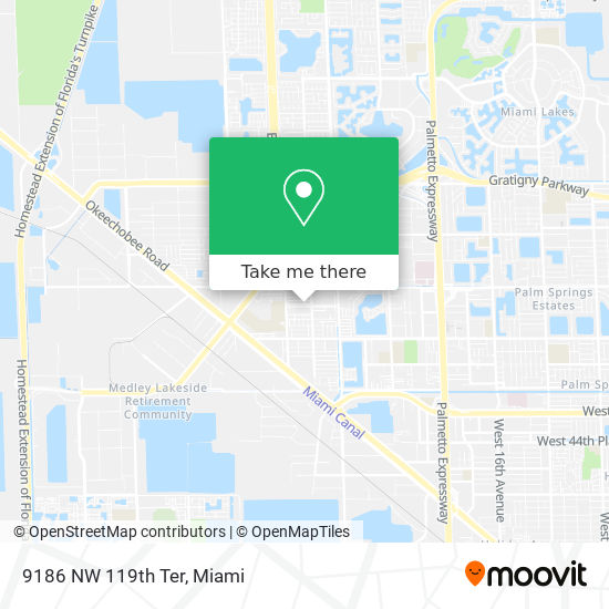 9186 NW 119th Ter map