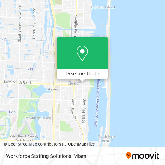 Mapa de Workforce Staffing Solutions