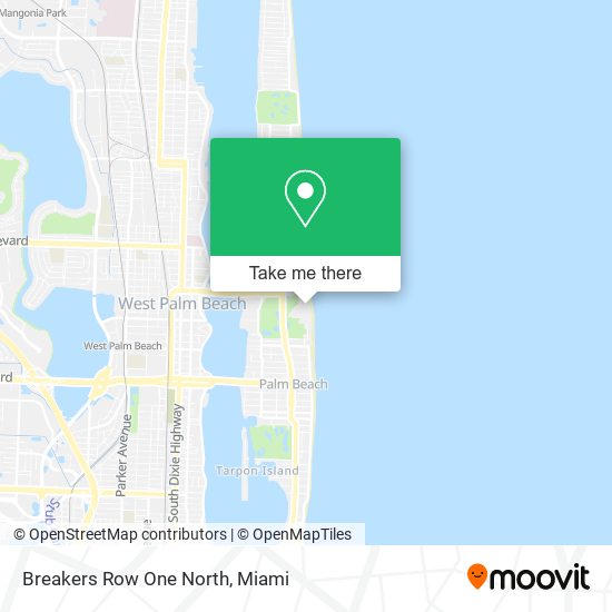 Mapa de Breakers Row One North
