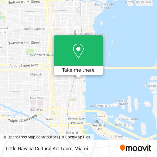 Mapa de Little Havana Cultural Art Tours