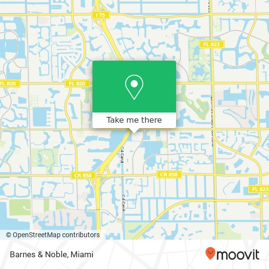 Barnes & Noble map