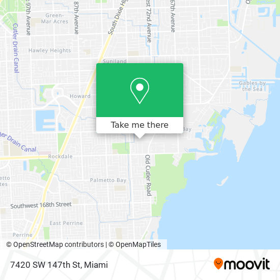 Mapa de 7420 SW 147th St