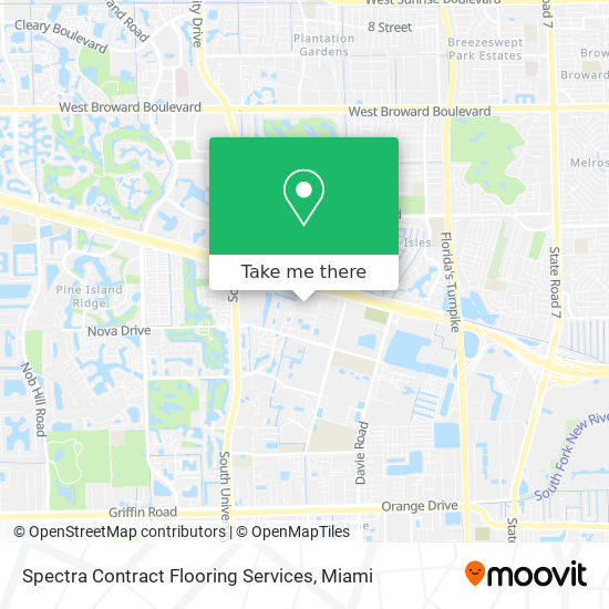 Mapa de Spectra Contract Flooring Services