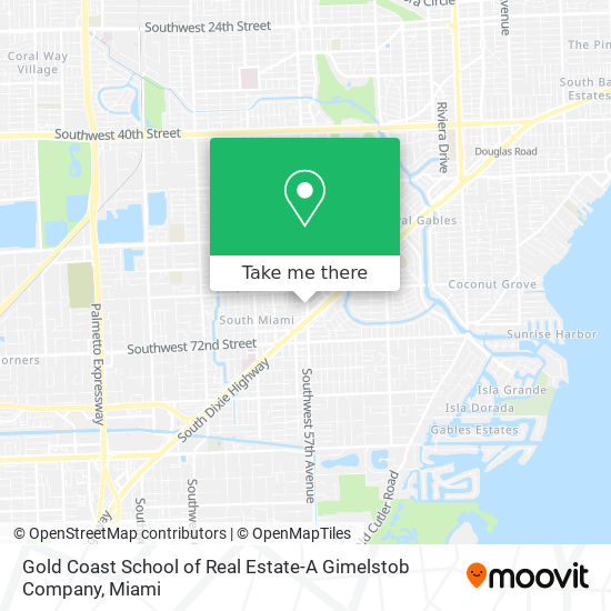 Gold Coast School of Real Estate-A Gimelstob Company map