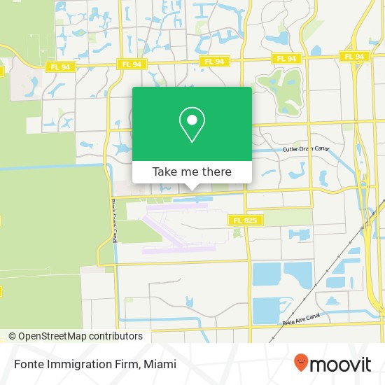 Mapa de Fonte Immigration Firm