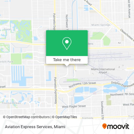Aviation Express Services map