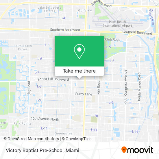 Mapa de Victory Baptist Pre-School