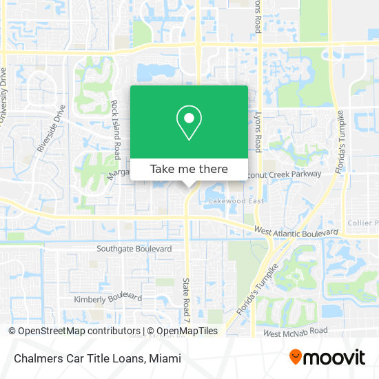 Chalmers Car Title Loans map