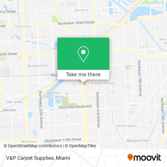 Mapa de V&P Carpet Supplies