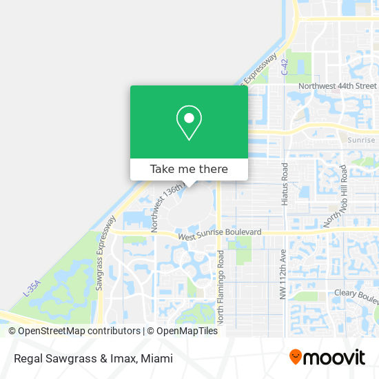 Mapa de Regal Sawgrass & Imax