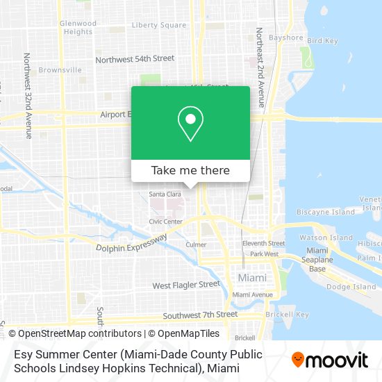 Esy Summer Center (Miami-Dade County Public Schools Lindsey Hopkins Technical) map