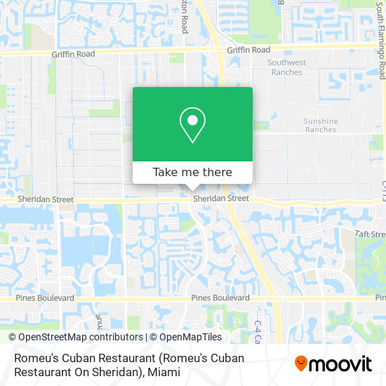 Romeu's Cuban Restaurant (Romeu's Cuban Restaurant On Sheridan) map