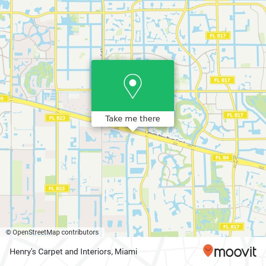 Mapa de Henry's Carpet and Interiors