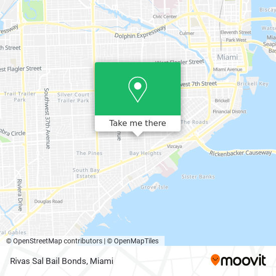 Rivas Sal Bail Bonds map