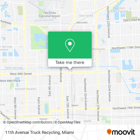 Mapa de 11th Avenue Truck Recycling