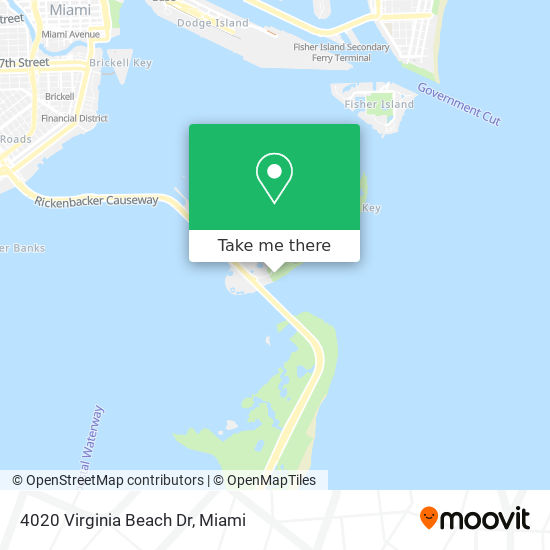 Mapa de 4020 Virginia Beach Dr