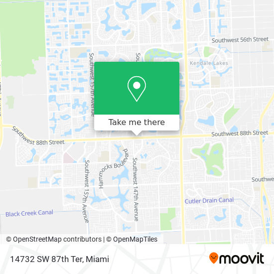14732 SW 87th Ter map