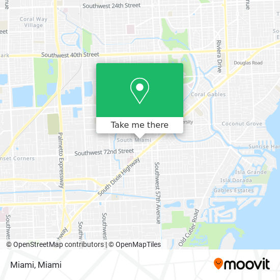 Mapa de Miami