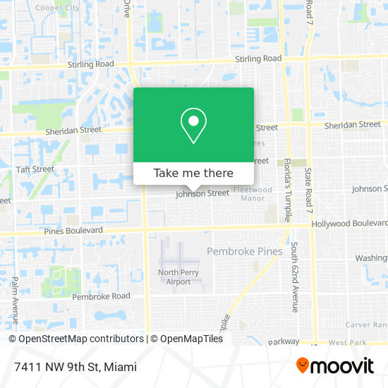 7411 NW 9th St map