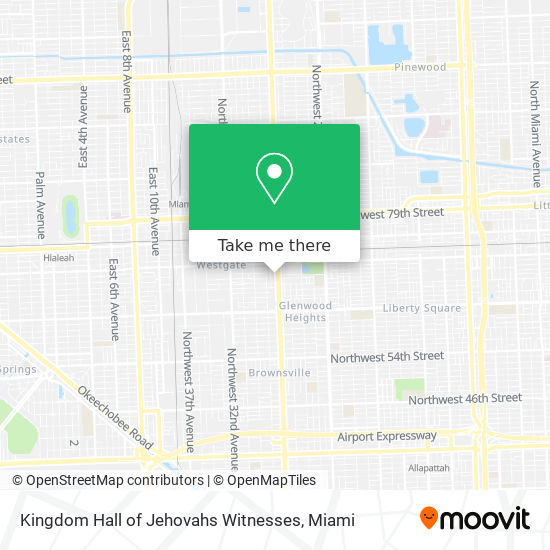 Kingdom Hall of Jehovahs Witnesses map