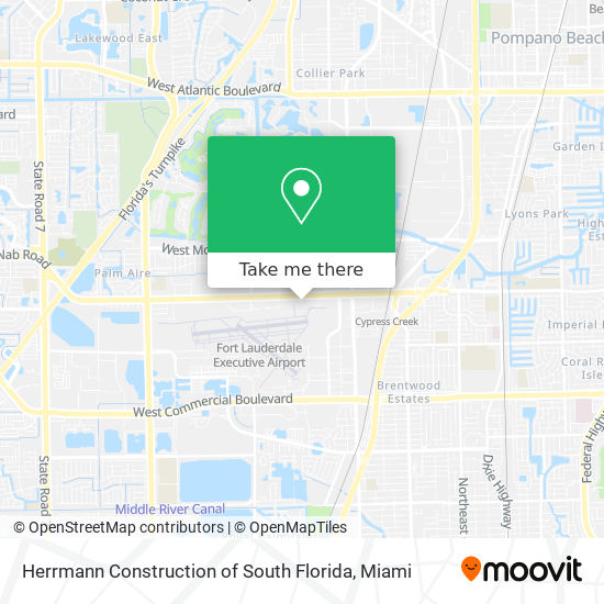 Mapa de Herrmann Construction of South Florida