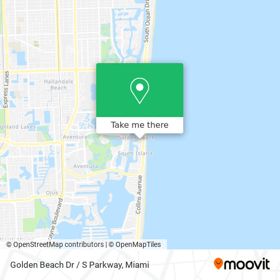 Golden Beach Dr / S Parkway map