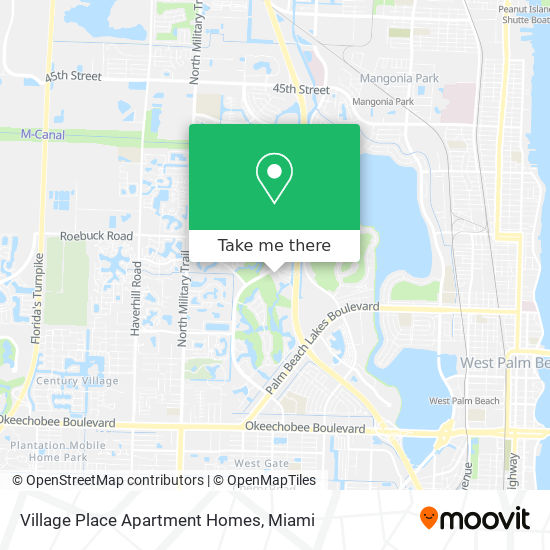 Mapa de Village Place Apartment Homes