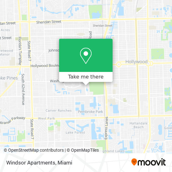 Windsor Apartments map
