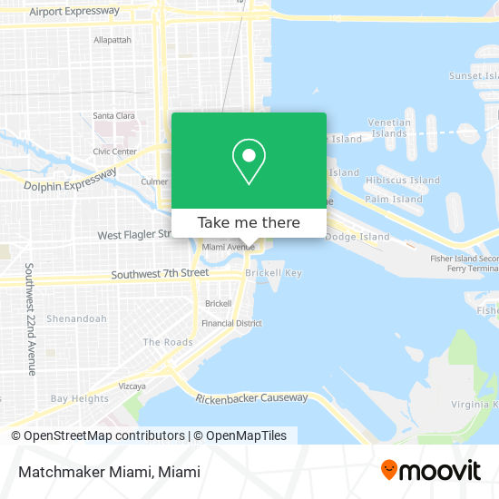 Mapa de Matchmaker Miami