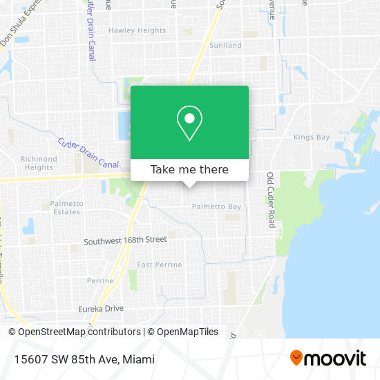 15607 SW 85th Ave map