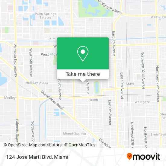 124 Jose Marti Blvd map