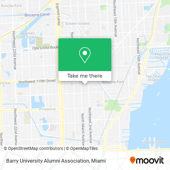 Barry University Alumni Association map