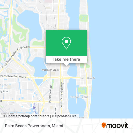 Palm Beach Powerboats map