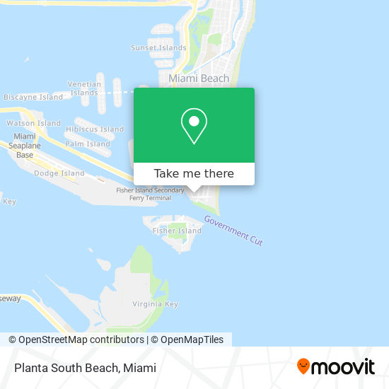 Planta South Beach map