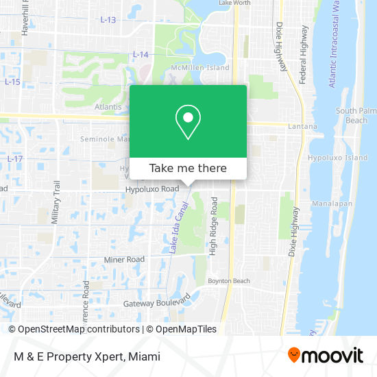 M & E Property Xpert map