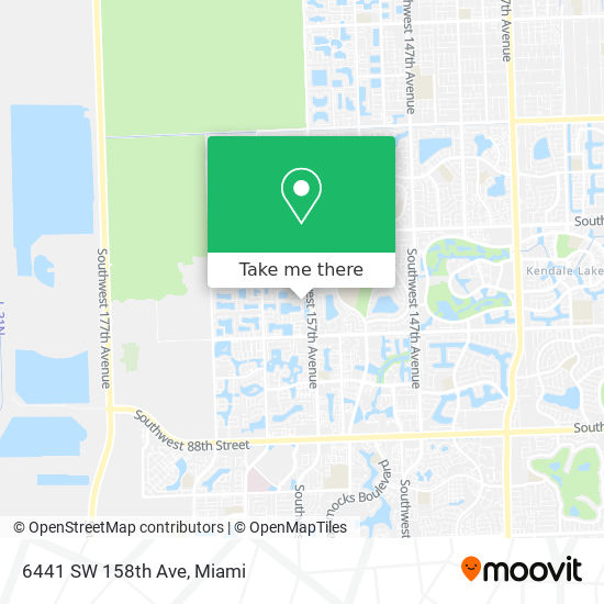 6441 SW 158th Ave map