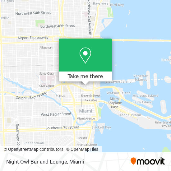 Mapa de Night Owl Bar and Lounge