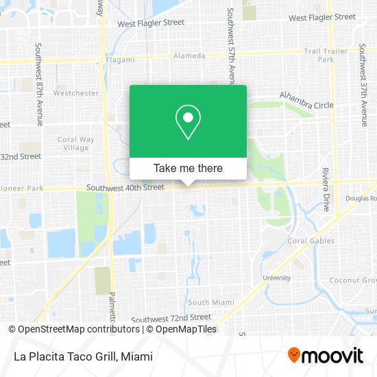 La Placita Taco Grill map