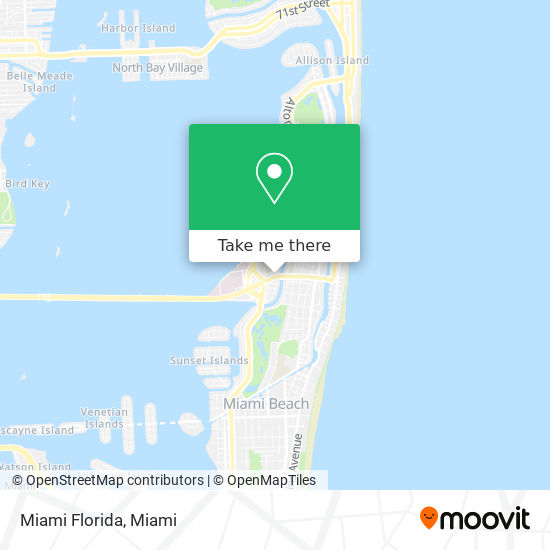 Mapa de Miami Florida