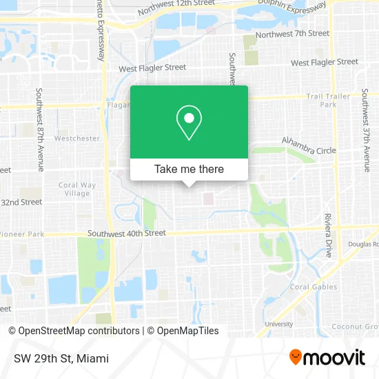 SW 29th St map