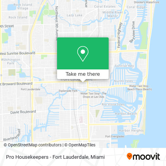 Mapa de Pro Housekeepers - Fort Lauderdale