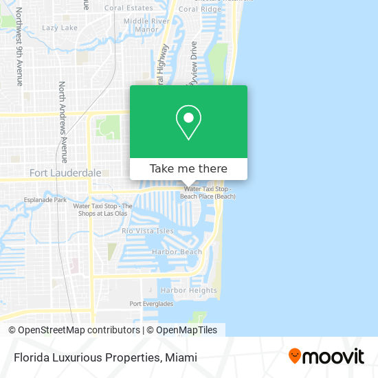 Florida Luxurious Properties map