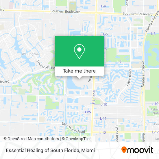 Mapa de Essential Healing of South Florida