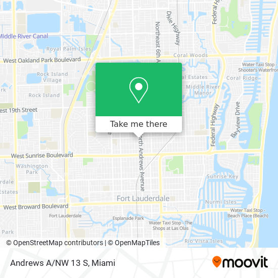 Andrews A/NW 13 S map