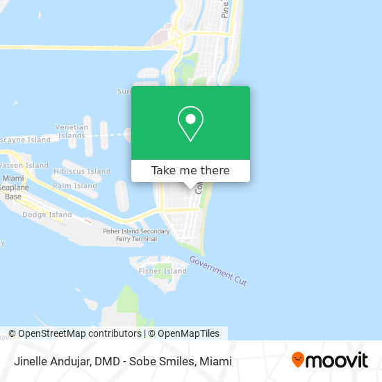 Mapa de Jinelle Andujar, DMD - Sobe Smiles