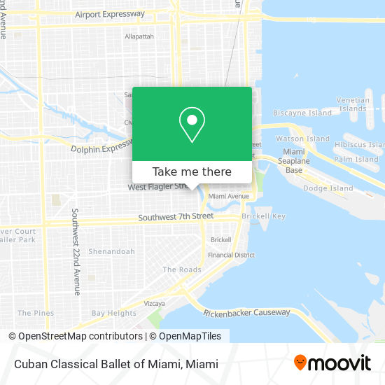 Cuban Classical Ballet of Miami map