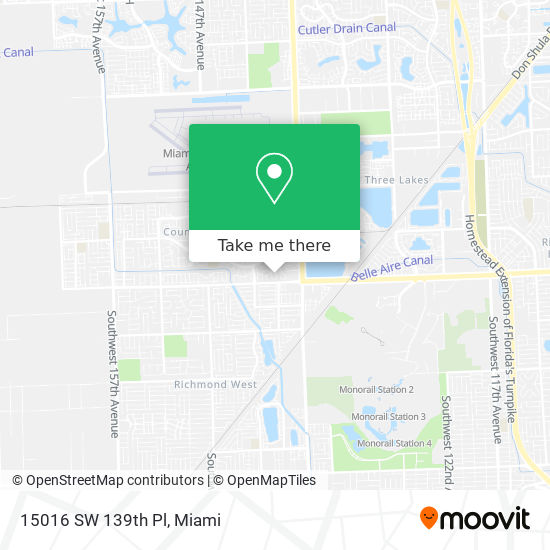 15016 SW 139th Pl map